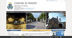 Desktop Screenshot of comune.merate.lc.it